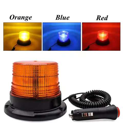 Luz Estroboscópica de Emergencia para Coche – Baliza Giratoria LED de 12W