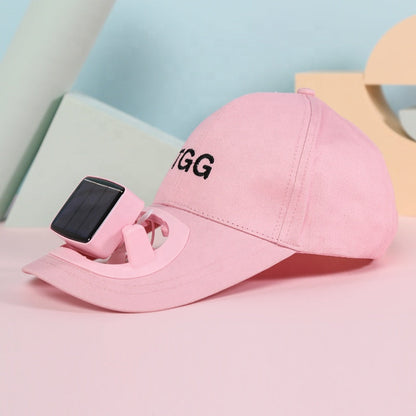 Solar Electric Fan Cap